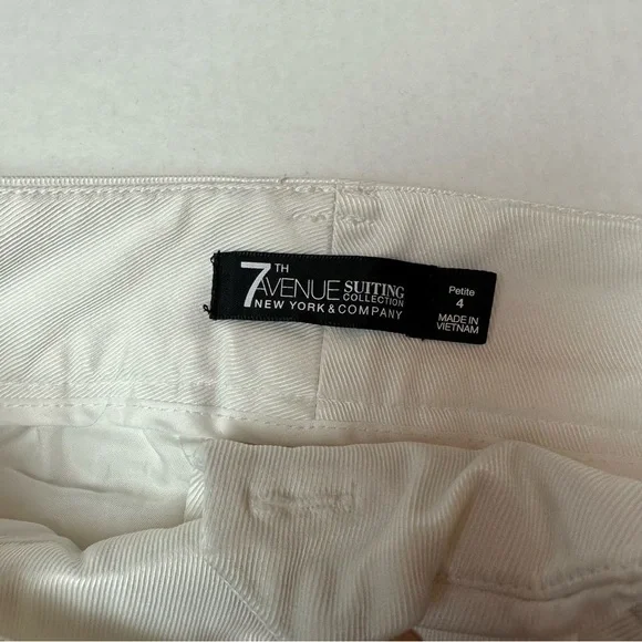 Vintage 90s New York & Company 7th Avenue Pants Cotton Twill Quiet Luxury Work - Picture 11 of 12